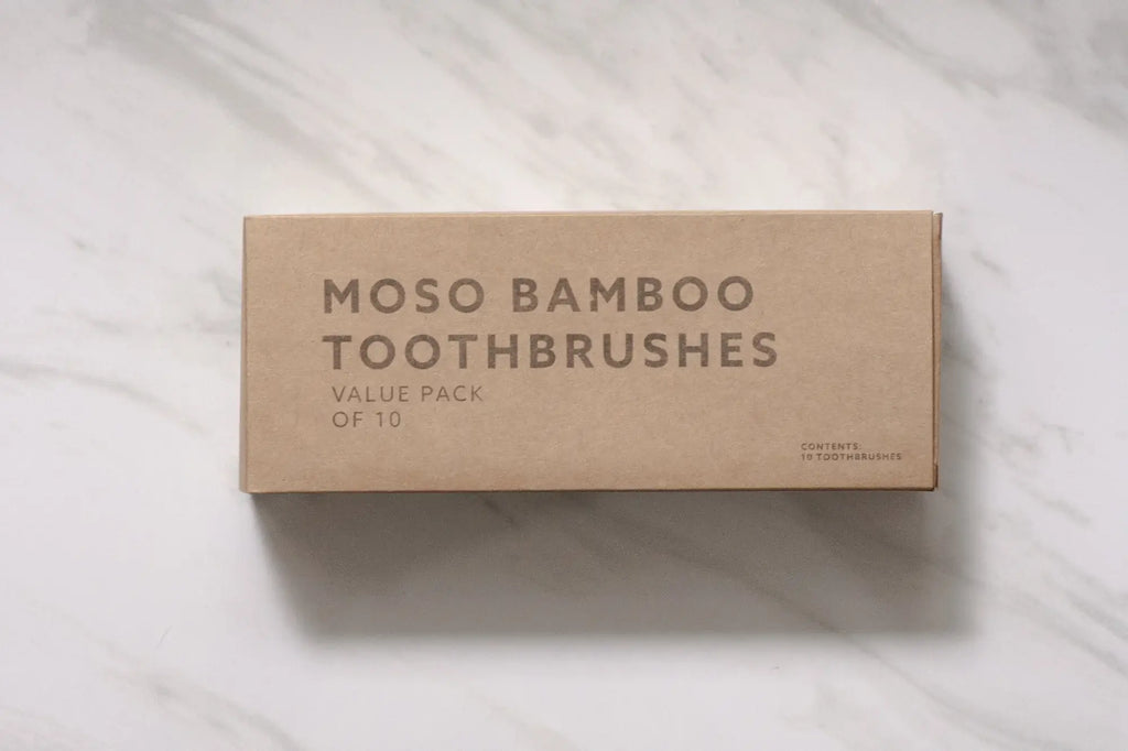MOSO Bamboo Toothbrush 10pk (Medium)-No Tox Life